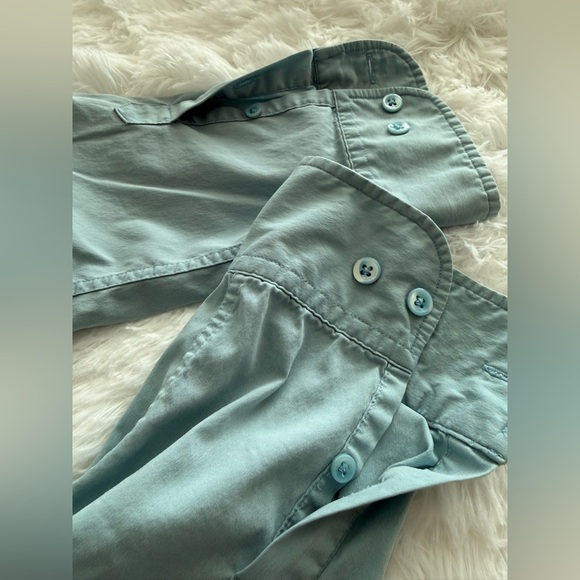 Faconnable Ladies Sky Blue Button Down Shirt. Designed in France. Size XL. - Picture 13 of 13